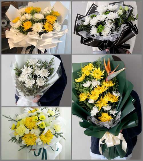 贵州黔东南州凯里市炉山镇六个鸡村白事花束代送